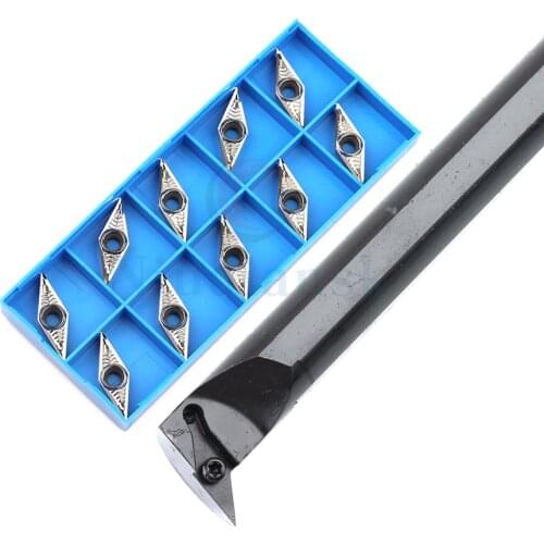 95°boring internal turning toolholder S20R-SVUCR16 S25S-SVUCR16 Strong wear-resistant+VCGT Cemented carbide inserts for aluminum