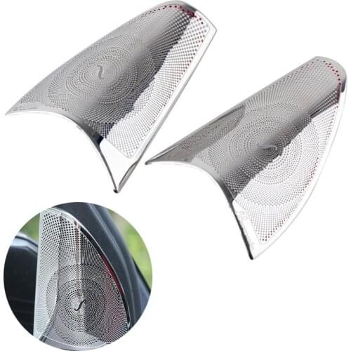 For Mercedes Benz GLC Class X253 auto Accessories Car Styling High Pitch Loudspeaker Cover Audio Speakers Stickers Covers Frame
