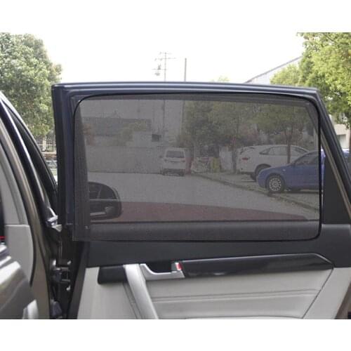 Magnetic Mount Car Side Window Sunshade Sun Visor 80X50cm Dense Mesh Blind Sun Shades Universal Front Rear Windows Net Blinds