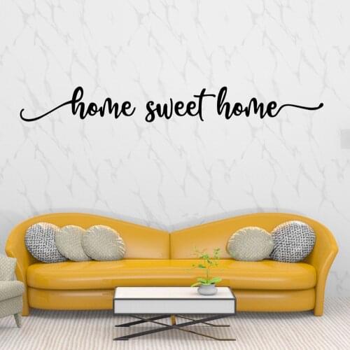 Diy Quote Home Sweet Home Vinyl Wall Sticker For Living Room Decor Decals Stickers Murals adesivi murali