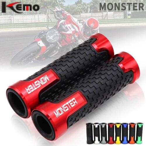 For Ducati MONSTER 695 696 795 796 797 821 1200 1200S 1100/S EVO Motorcycle CNC Handlebar Hand Grips Handle Bar End Grip