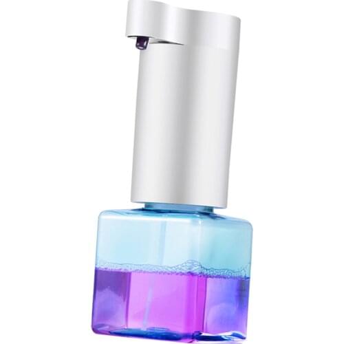 Liquid Soap Dispenser Restaurant USB Rechargeable School Handsfree Non-Contact Foaming Soap Dish