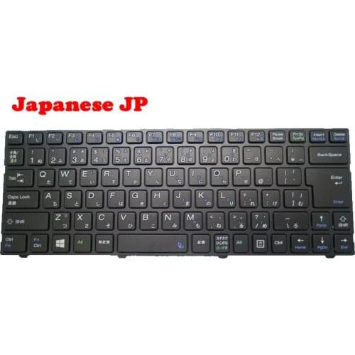 Laptop Keyboard For Pegatron B14Y MP-11P50J0-5284W 0KN0-A01JP42 Japanese JP New With Black Frame