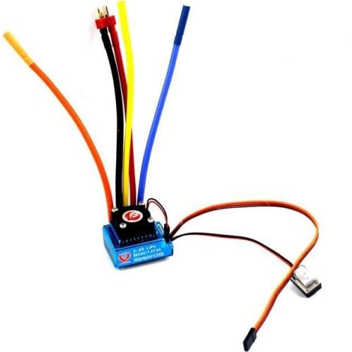 FULL-High Quality 7.4V 120A RC Boat Sensored Brushless ESC Electric Speed Controller with BEC XT60 Connector for 1:8/1:10 RC Boa