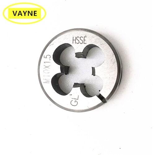 VAYNE Metric Standard adjustable HSS Die Machine right Round Dies AR-D M1x0.25M2M2.5M3M4M5M6M7M8M9M10M11M12M14M16M18M20M22x2.5