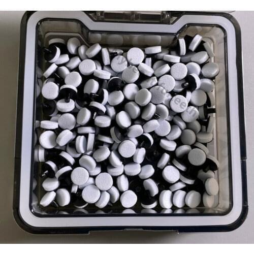 500Pcs Dental Foam Pad for Light Cure Composite Resin Trimmer Non-Stick Large