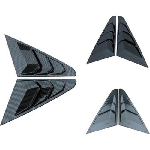 Rear Side Window Louvers, Scoop Louvers Cover Blinds for MG 5 MG5 2021 Car Exterior Accessories