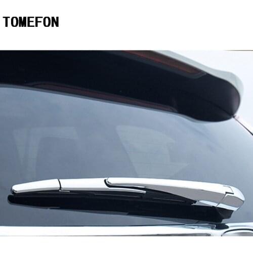 Exterior Decoration 4pcs For HONDA CRV CR-V 2017 2018 ABS Chrome Car Rear Window Rain Wiper Trim Cover Sticker