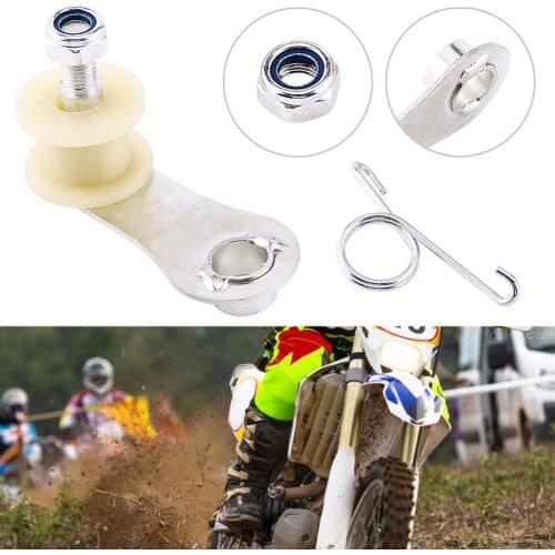 Chain Tensioner Tension Adjuster Guide Roller Slider Car-Styling For Dirt Pit Mini Bike Motorcycle Motocicleta Accessories