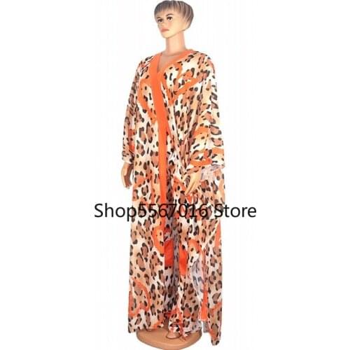 Matching Sets African Clothes For Women Two Piece Set Dashiki 2021 Summer Fashion Long Dress Sets Pants Suits Outfits Plus Size