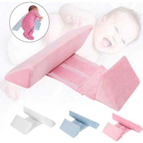 Newborn Baby Shaping Styling Pillow Anti-rollover Side Sleeping Pillow Triangle Infant Baby Positioning Pillow For 0-6 Months