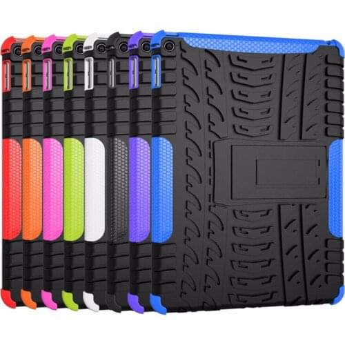 Armor Shockproof Silicon Case For Apple iPad 9.7 inch 2017 2018 5th 6th Generation Cover for A1822 A1823 Tablet case + film Pen