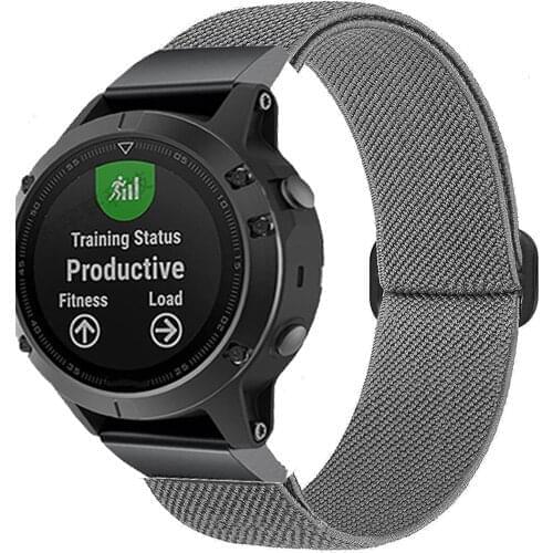 22mm 26mm Quick Release Watchband Nylon Loop Strap for Garmin Fenix 6X 6 Pro Fenix 5X 5 3 3HR 935 945 TACTIX DELTA Smart Watch
