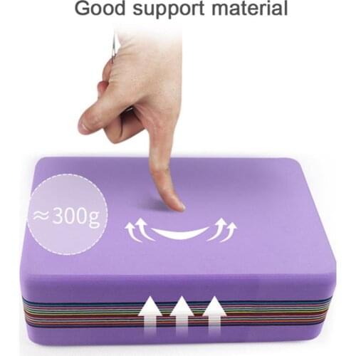 High-density Anti-cracking TPE Foam Fitness Workout Slimming Yoga Pillow Block Yoga Pillow Block