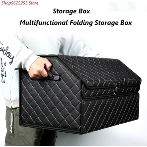 Storage Box Car Accessories Trunk Multifunctional Folding Storage Sort Out Box Decoration
