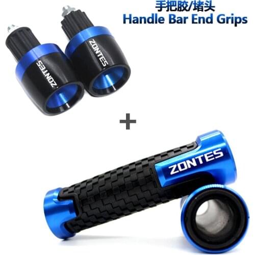 Motorcycle Handle Bar Handlebar Grips Ends Cap Plug Apply For Shengshi 310 ZT250 ZX310R/ZONTES 310X/310T Handle Rubber Sleeve