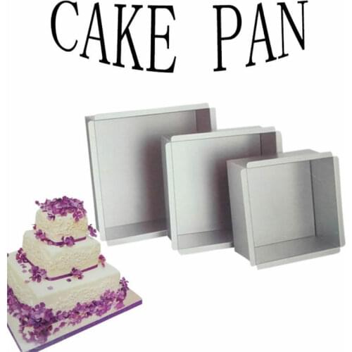 1pc 4-10 Inch DIY Square Non Stick Cake Pan Pie Loaf Toast Bread Mold Bakeware Tray Baking Supply