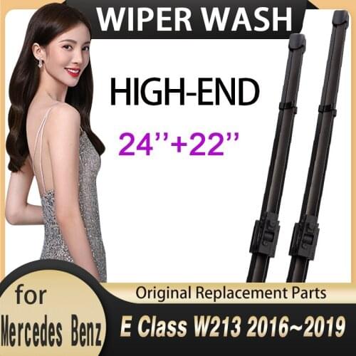 Car Wiper Blades Windscreen for Mercedes Benz E-Class E Class W213 S213 2016 2017 2018 2019 Windshield Wipers Car Accessories