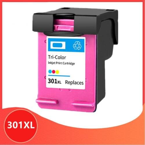 Color 301XL Refilled Ink Cartridge Replacement for hp 301 xl for hp301 CH563EE CH564EE for HP Deskjet 1000 1050 2050 3000