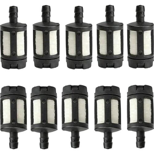 10pcs Fuel Filter ZAMA ZF-1 ZF1 For Stihl Poulan Husqvarna Chainsaw Trimmer