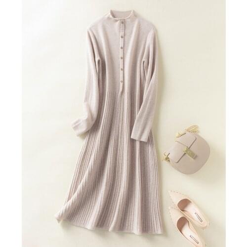 Flower Moon Fashionable Knitted Dresses