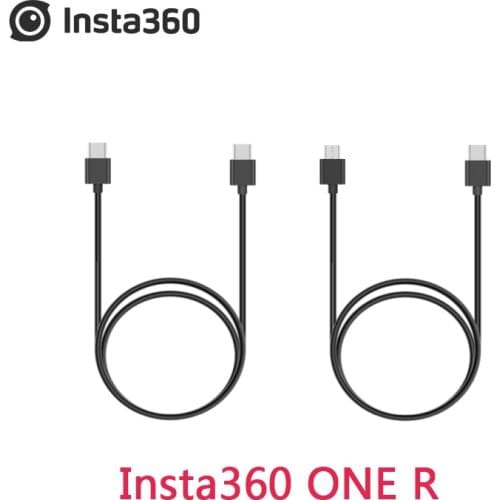 Insta360 ONE R Transfer Cable Micro-USB Type-C for Android Data transmission line for iPhone Accessories
