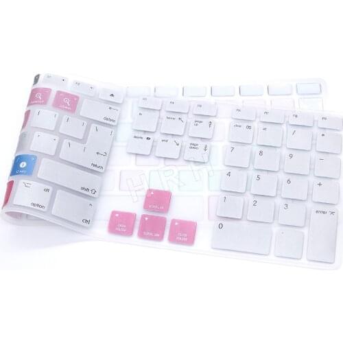 For Apple Keyboard with Numeric Keypad Wired USB Ableton Live Hot keys Design Keyboard Cover Skin For iMac G6 Desktop PC Wired