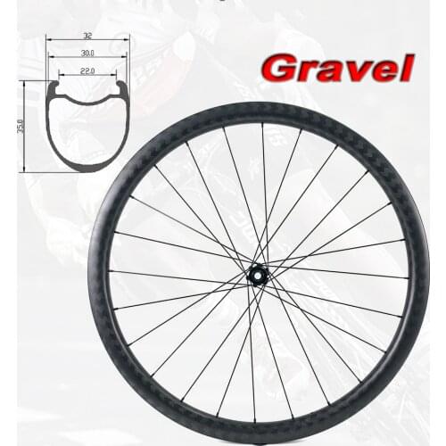 HULKWHEELS 700C Quality Disc Brake Carbon Wheelset 35*32mm RD11 Center Lock Disc Hub Bike Carbon Wheels For Gravel Road Cycling