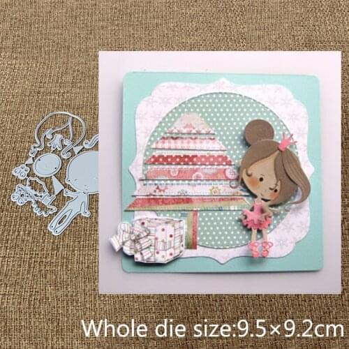 New Design Craft Metal Cutting Dies cut die cute lovely girl Scrapbooking Album DIY Paper Card Craft Embossing Die Cuts