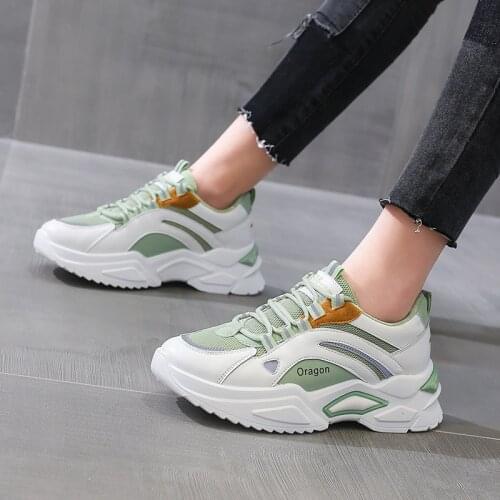 2021 New Summer Sports Shoes Ladies All-match Womens Vulcanized Shoes Summer Breathable Sports Casual Running Shoes