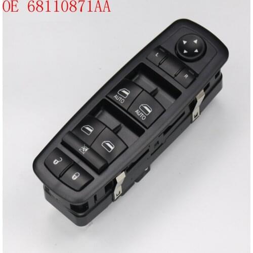 NEW Window Switch Replace for 2012 -2016 Chrysler Town and Country 2012 -2019 Dodge Caravan OE 68110871AA 68298871AA