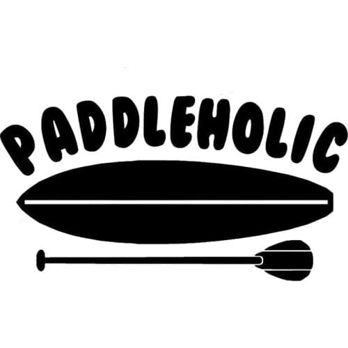 New Product Stand Up Paddle Boarding SUP Personality Car Car Decal Cover Scratch Car Sticker Style and Black/white, 17cm*9cm