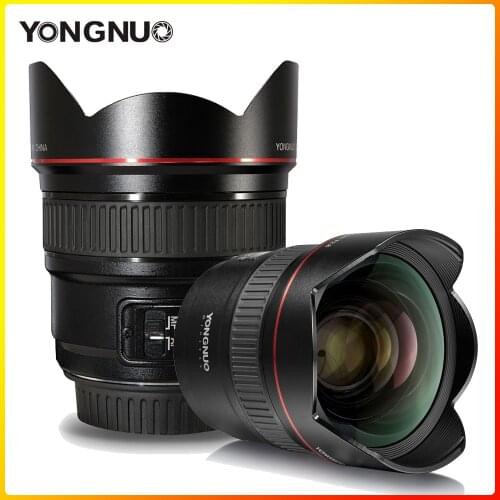 YONGNUO Ultra-wide Angle Prime Lens YN14mm F2.8C 14mm AF/MF Large Aperture for Canon Digital DSLR Camera