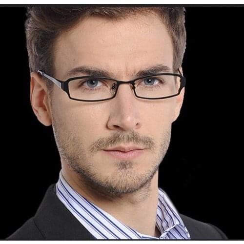 Super Light Pure Titanium Eyeglass Frames Luxury Black Full Rim Men Women myopia Rx able Glasses Top Quality