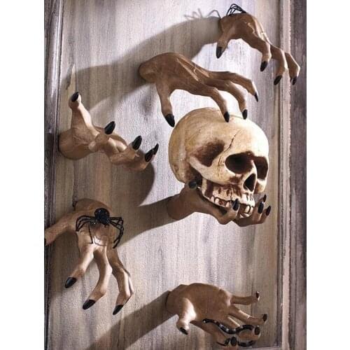 Home Installation Claw Terror Adornment Pendant Arm Wall Pendant Sitting Room Garden Porch Adornment Wall Pendant JU0256