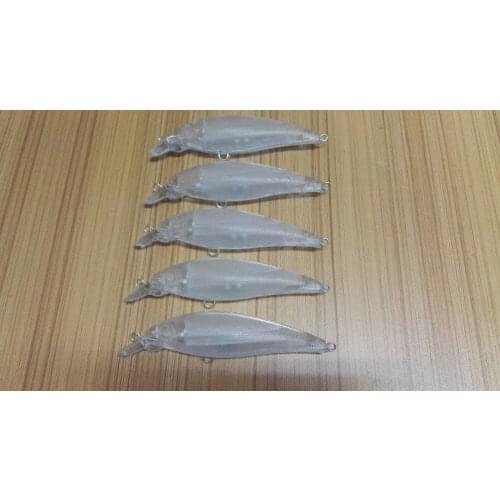 5pcs Unpainted Minnow Fishing Lure Body 6 Inch 1 1/6 OZ Blank lures Hardbaits JSE025
