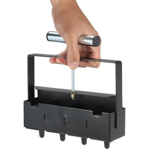 Handheld Soil Blocker 2-Inch Soil Block Maker Soil Blocking Tool with Dibbles Dibbers for Garden Prep Home Garden Gadget Tools