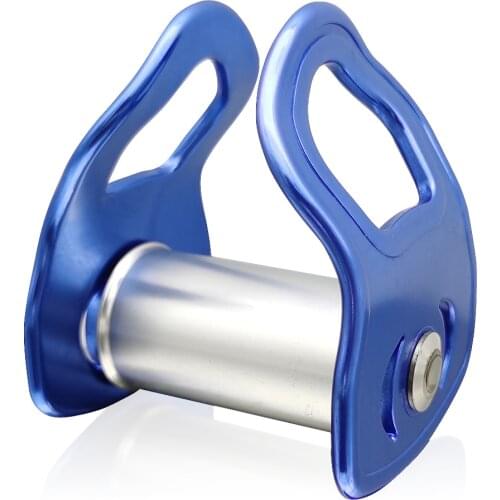 Blue Slider Slackline Pulley - Zip Along Your Ninja Course Most Fun New Accessory for Your Ninja Warrior Obstacle Course