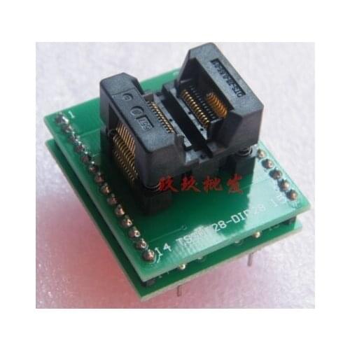 TSSOP28 to DIP28 Socket Compatible with TSSOP20 TSSOP8 16 Programming Test Socket Burning Seat Bounce Seat