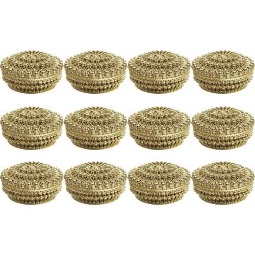 Pack of 12 Small Plastic Hollow Candy Box Wedding Packaging Event Gift Treat Box