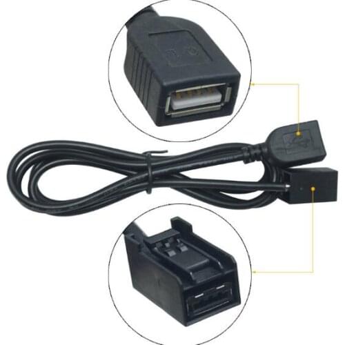 Usb2.0 to aux line Audio wire Cable Adapter car accessories 31.5cm for Honda