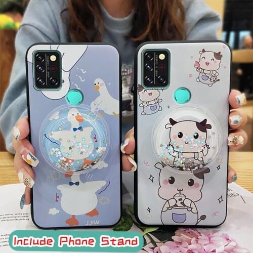 For Woman foothold Phone Case For UMIDIGI A9 Pro Fashion Design Anti-dust Silicone Original