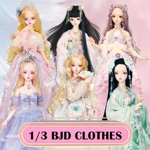 Dream Fairy 1/3 BJD Doll Clothes Fashion Outfits Princess Dress for 62cm Ball Joint Doll Girls Toy Doll Accessories