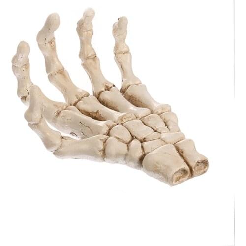 2018 Rushed Promotion Mrzoot Resin Craft Statues For Decoration Skull Human Gripper Model Medical Bones Halloween Accessories