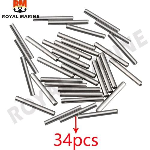 936-0220M-02-00 Dowel Pin for Yamaha outboard motor 2 stroke 20-50HP 93602-20M02-00 936-0220M-02 93602-20M02 boat motor 34PCS