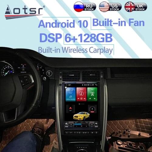 6+128GB For Land Rover Discovery 2 2015+ Android 10 Tesla Car Radio Wireless Carplay GPS Navigation DSP Car Multimedia Player