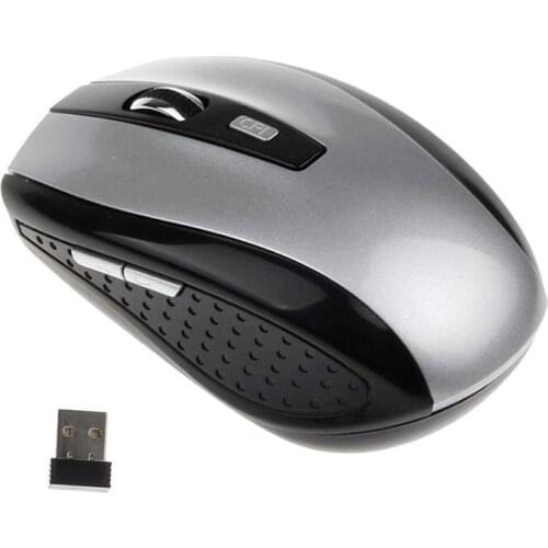 2.4GHZ Wireless Optical Mouse with USB Receiver Portable 6 Keys Gaming Mice For PC Computer Laptop Accessories