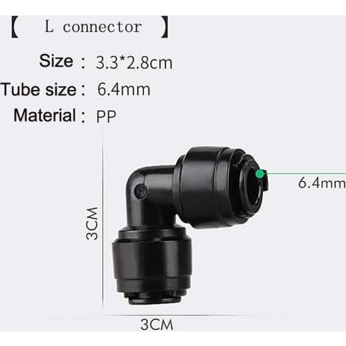 Food grade 1/4 quick connector elbow fitting 90 degree connectors ENTENCO