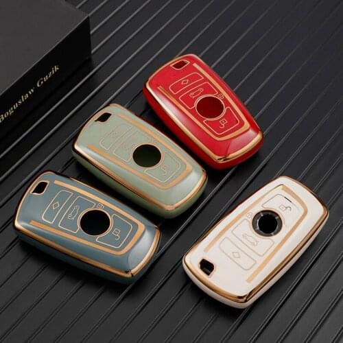 TPU Car Remote Key Case Cover Keychain for BMW X3 F25 X4 I3 M3 M4 1 3 5 Series F20 F30 G20 F31 F34 F10 G30 F11 Shell Accessories