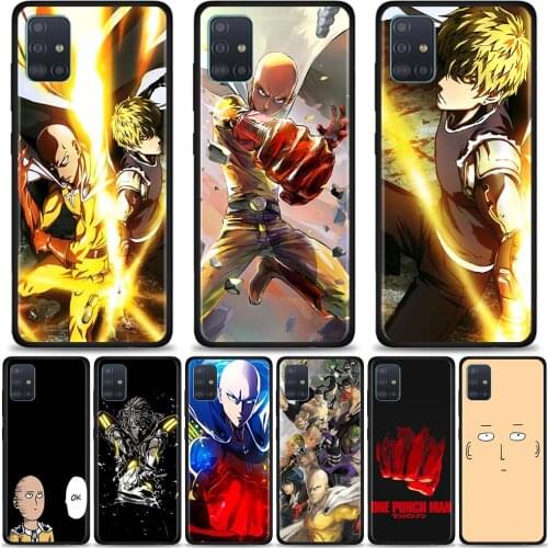 ONE PUNCH MAN Phone Case For Samsung Galaxy A51 A71 5G A21s A11 A31 A41 A91 A72 A12 A02s Soft Silicon Back coque Matte Bumper